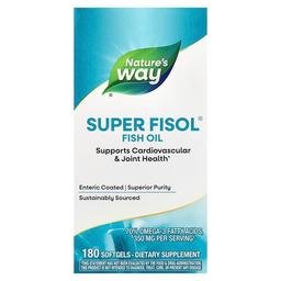 Nature S Way Super Fisol Fish Oil 350 Mg 180 Softgels