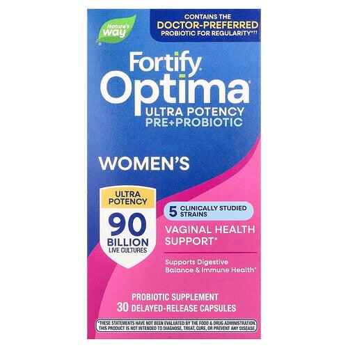 Nature S Way Fortify Optima Pre Probiotic Women S 30 Delayed Release Capsules
