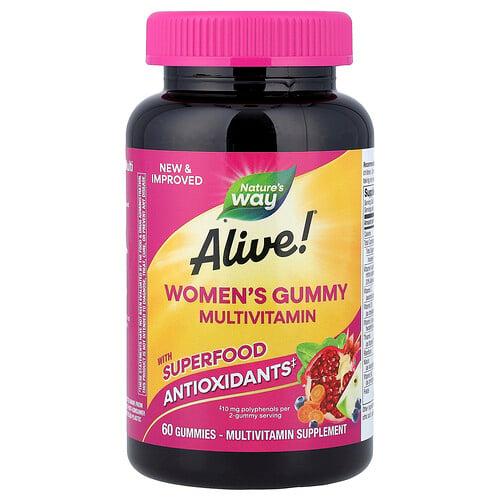 Nature S Way Alive Women S Gummy Multivitamin Mixed Berry 60 Gummies product image