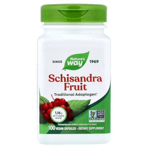 Nature S Way Schisandra Fruit 100 Vegan Capsules 0 58 G Per Capsule