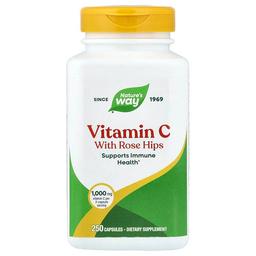 Nature S Way Vitamin C With Rose Hips 250 Capsules