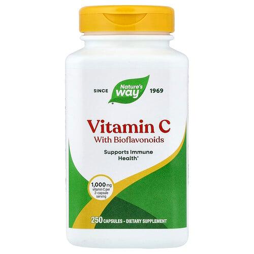 Nature S Way Vitamin C With Bioflavonoids 250 Capsules
