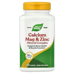 Nature S Way Calcium Mag Zinc Mineral Complex 250 Capsules