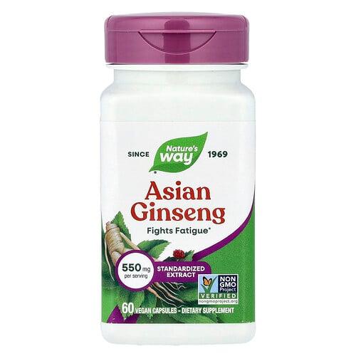 Nature S Way Asian Ginseng 550 Mg 60 Vegan Capsules product image