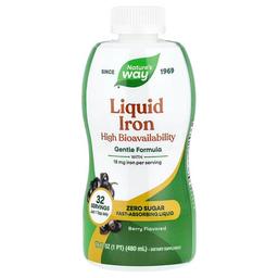 Nature S Way Liquid Iron Berry 16 Fl Oz 480 Ml