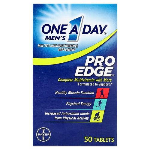 One A Day Men S Pro Edge Complete Multivitamin With More 50 Tablets