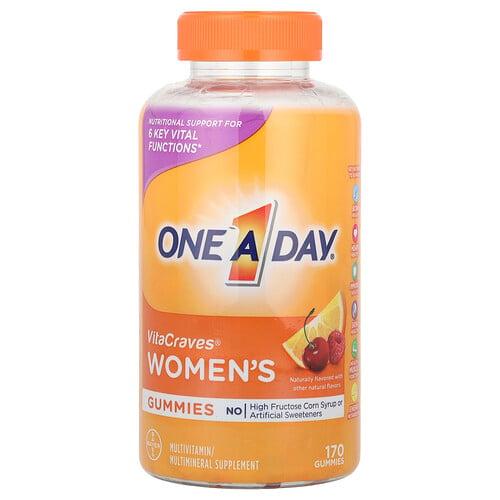 One A Day Vitacraves Women S Multivitamin Multimineral Supplement Gummies 170 Gummies
