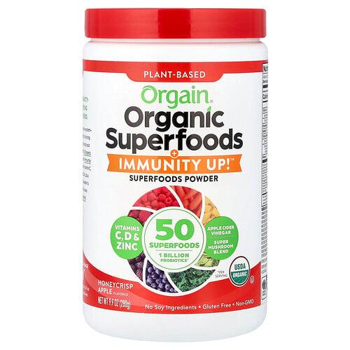Orgain Organic Superfoods Immunity Up Plant Based Honeycrisp Apple 9 9 Oz 280 G