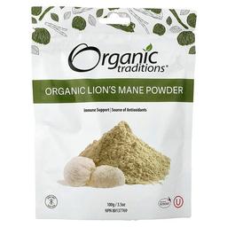 Organic Traditions Organic Lion S Mane Powder 3 5 Oz 100 G