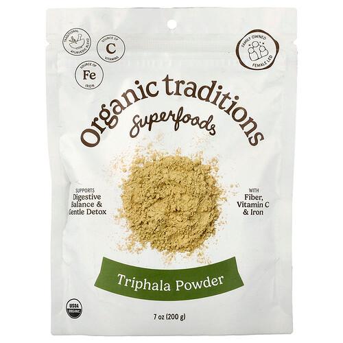 Organic Traditions Superfoods Triphala Powder 7 Oz 200 G product image