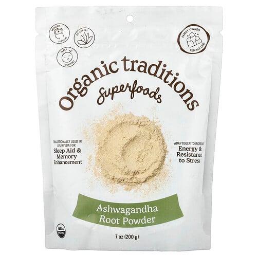 Organic Traditions Superfoods Ashwagandha Root Powder 7 Oz 200 G product image