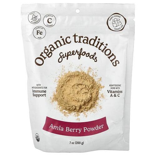 Organic Traditions Superfoods Amla Berry Powder 7 Oz 200 G