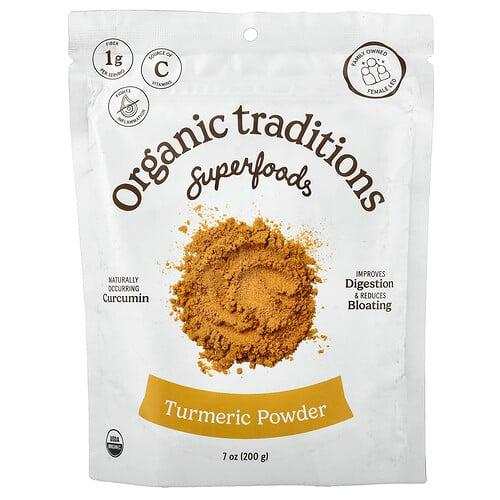 Organic Traditions Superfoods Turmeric Powder 7 Oz 200 G