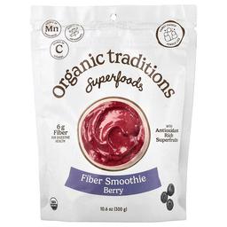 Organic Traditions Superfoods Fiber Smoothie Berry 10 6 Oz 300 G