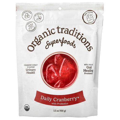 Organic Traditions Superfoods Daily Cranberry With Probiotics 3 5 Oz 100 G