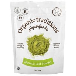 Organic Traditions Superfoods Moringa Leaf Powder 7 Oz 200 G