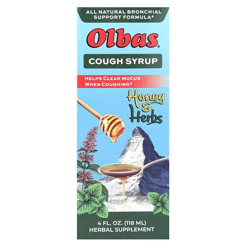 Olbas Cough Syrup Honey Herbs 4 Fl Oz 118 Ml