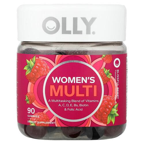 Olly Women S Multi Blissful Berry 90 Gummies