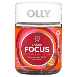 Olly Laser Focus Gummies Berry Tangy Tangerine 36 Gummies