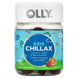 Olly Kids Chillax Gummies For Ages 7 Sunny Sherbet 50 Gummies