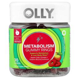 Olly Metabolism Gummy Rings Snappy Apple 30 Gummies