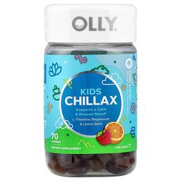 Olly Kids Chillax Gummies For Ages 7 Sunny Sherbet 70 Gummies