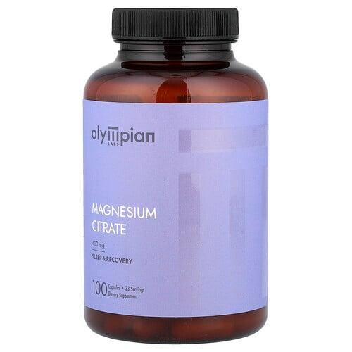 Olympian Labs Magnesium Citrate 100 Capsules 133 Mg Per Capsule