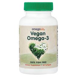 Omegavia Vegan Omega 3 60 Softgels