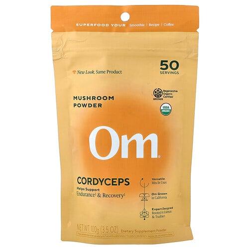 Om Mushrooms Mushroom Powder Cordyceps 3 5 Oz 100 G
