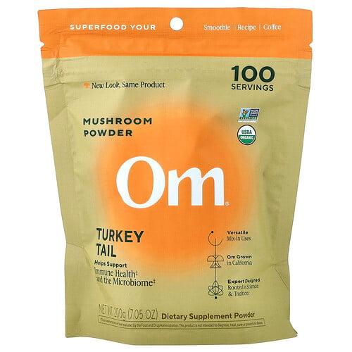 Om Mushrooms Mushroom Powder Turkey Tail 7 05 Oz 200 G