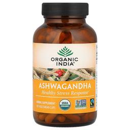 Organic India Ashwagandha 180 Vegetarian Caps 400 Mg Per Capsule
