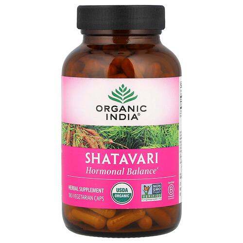 Organic India Shatavari 180 Vegetarian Caps 400 Mg Per Capsule product image