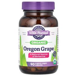 Oregon S Wild Harvest Organic Oregon Grape 90 Organic Vegan Capsules 380 Mg Per Capsule
