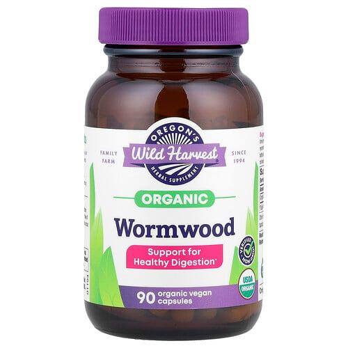 Oregon S Wild Harvest Organic Wormwood 90 Organic Vegan Capsules 260 Mg Per Capsule