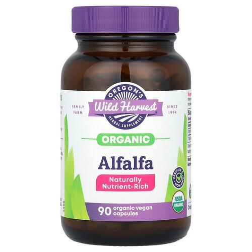Oregon S Wild Harvest Organic Alfalfa 90 Organic Vegan Capsules 400 Mg Per Capsule product image
