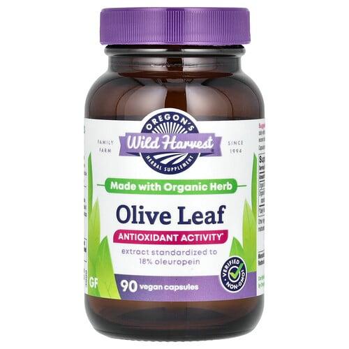 Oregon S Wild Harvest Olive Leaf 90 Vegan Capsules