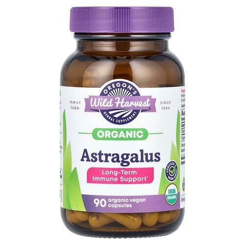 Oregon S Wild Harvest Organic Astragalus 90 Organic Vegan Capsules 375 Mg Per Capsule