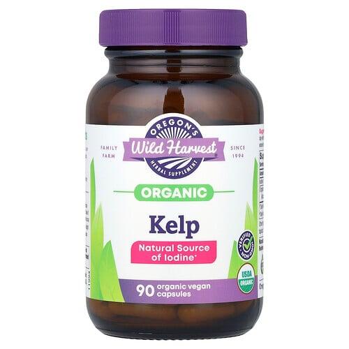 Oregon S Wild Harvest Organic Kelp 90 Organic Vegan Capsules