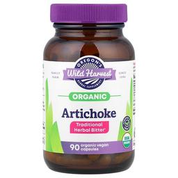 Oregon S Wild Harvest Organic Artichoke 90 Organic Vegan Capsules 300 Mg Per Capsule