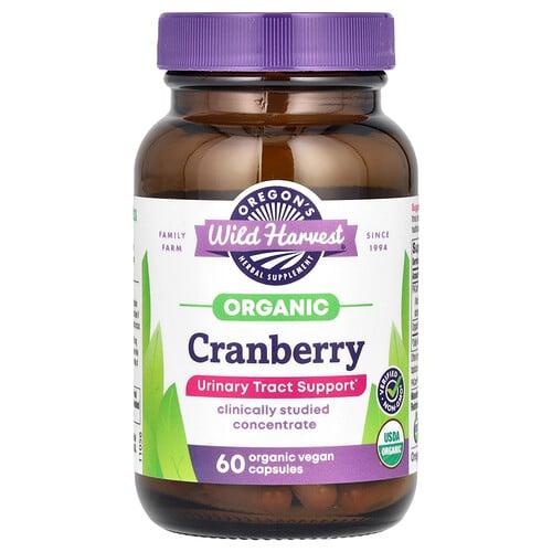Oregon S Wild Harvest Organic Cranberry 60 Organic Vegan Capsules