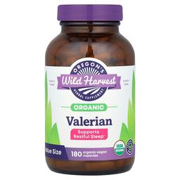 Oregon S Wild Harvest Organic Valerian 180 Vegan Capsules 450 Mg Per Capsule