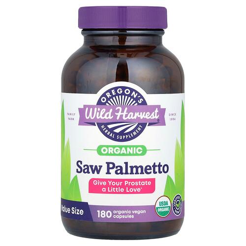 Oregon S Wild Harvest Saw Palmetto 180 Organic Vegan Capsules 585 Mg Per Capsule product image