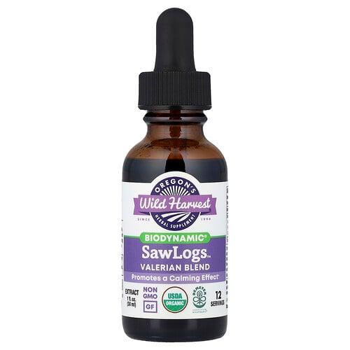 Oregon S Wild Harvest Biodynamic Sawlogs Valerian Blend 1 Fl Oz 30 Ml