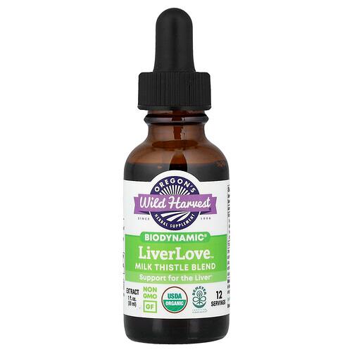 Oregon S Wild Harvest Liverlove Biodynamic Milk Thistle Blend 1 Fl Oz 30 Ml product image