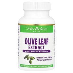 Paradise Herbs Olive Leaf Extract 60 Vegetarian Capsules 250 Mg Per Capsule