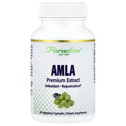 Paradise Herbs Amla 60 Vegetarian Capsules 250 Mg Per Capsule