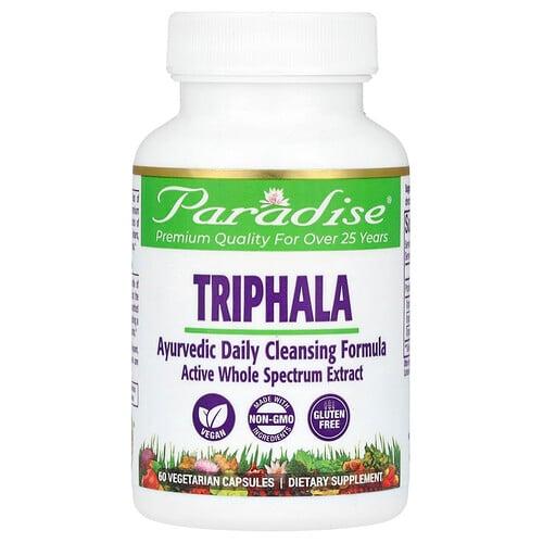 Paradise Herbs Triphala 60 Vegetarian Capsules