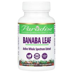Paradise Herbs Banaba Leaf 60 Vegetarian Capsules 250 Mg Per Capsule