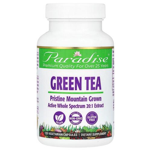 Paradise Herbs Green Tea 120 Vegetarian Capsules 250 Mg Per Capsule product image