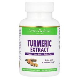 Paradise Herbs Turmeric Extract 500 Mg 90 Vegetarian Capsules